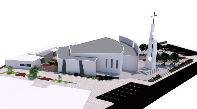 Porto Novo/São João: Pároco regozija-se com apoio dos paroquianos à construção da igreja matriz